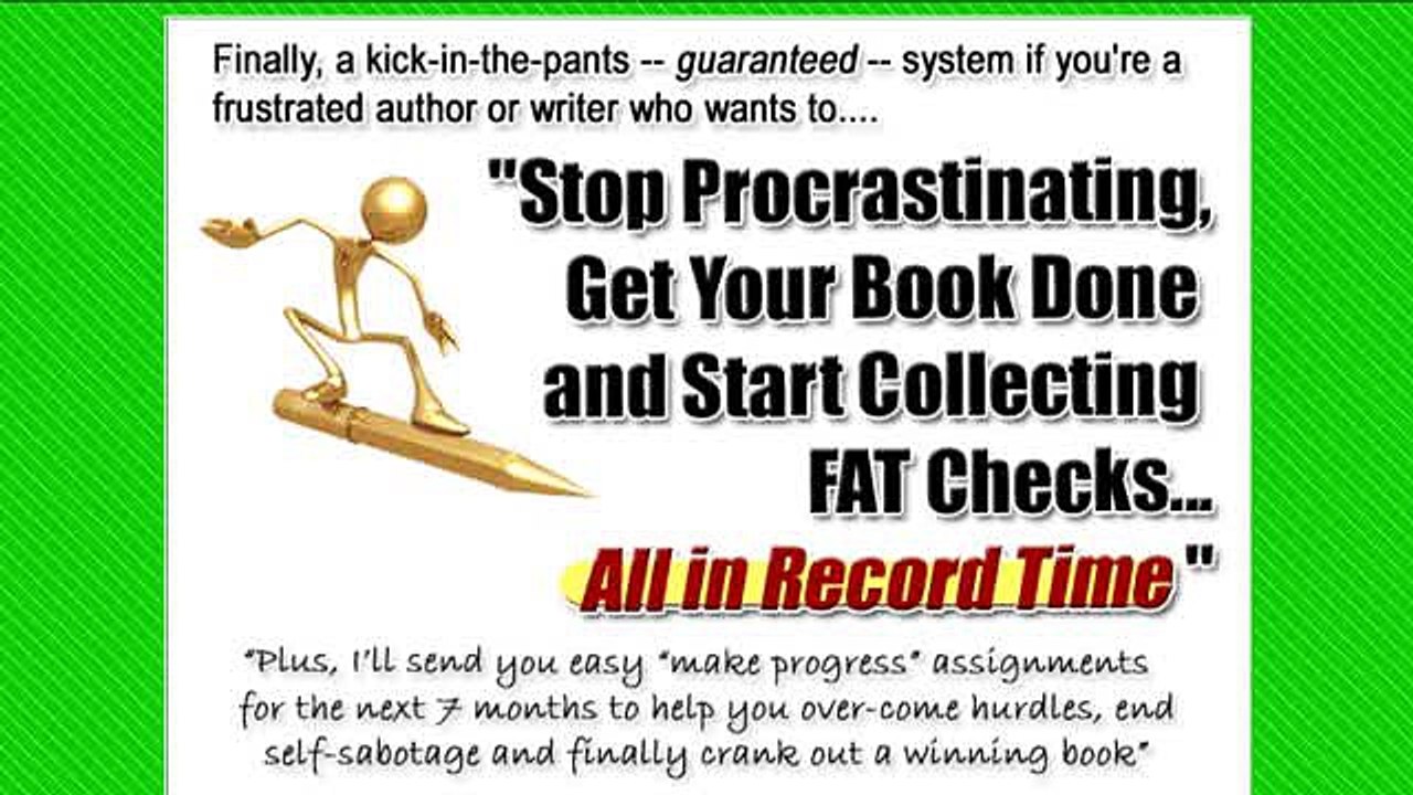 Procrastinators Guide To Authorship