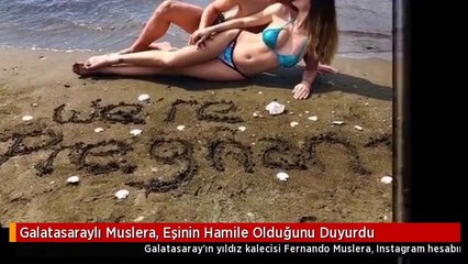 Galatasaraylı Muslera, Eşinin Hamile Olduğunu Duyurdu