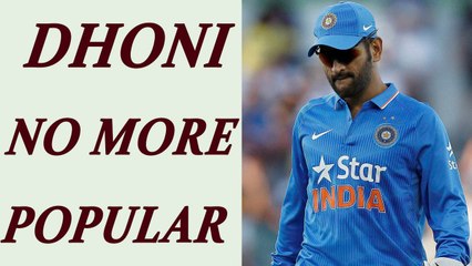 Download Video: ICC Champions trophy : MS Dhoni no more popular: Goonj India report | Oneindia News