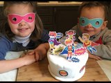 Gâteau d'anniversaire Super-héros - Les P'tites Recettes