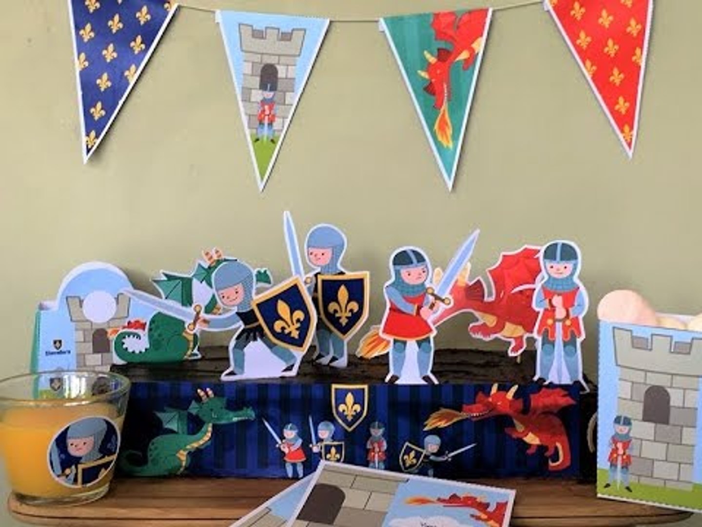 Gateau D Anniversaire Sur Le Theme Des Chevaliers Video Dailymotion