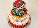 Recette Gâteau de bonbons / How to make a candy cake