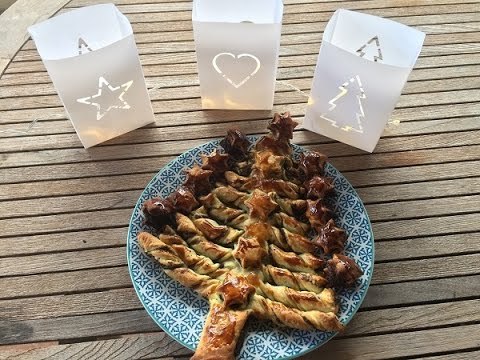 Noël - Recette de sapin feuilleté à la tapenade - L'atelier de Juliette