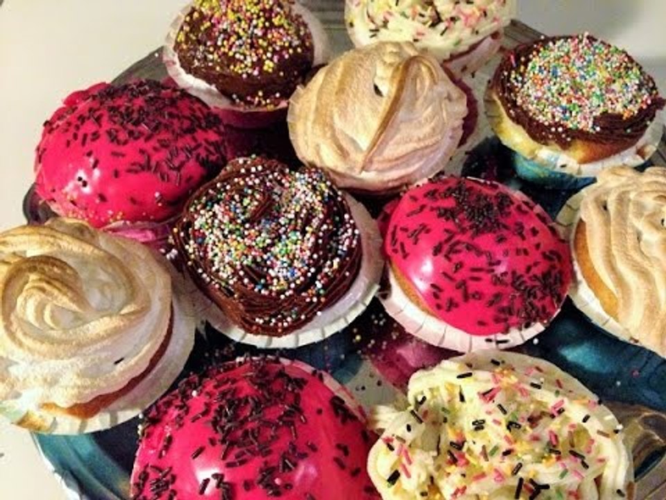 Recette Décos de Cupcakes avec différents glaçages - Les P'tites Recettes