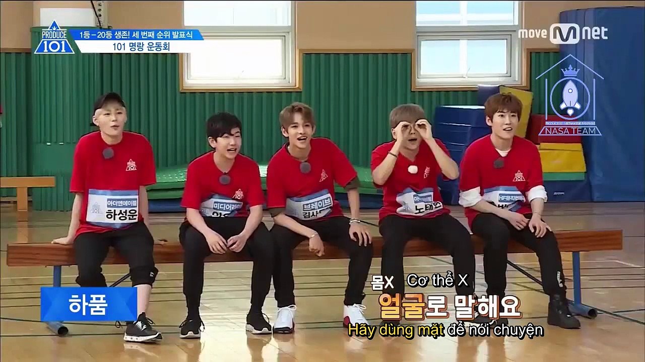 [Nasa Subteam][VIETSUB] PRODUCE 101 season2 EP10 ′Speak with your body′ㅣ101 cheerful sport festival