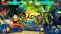 Dragon Ball FIghterz - Demo Gameplay #2 Goku, Gohan, Golden Frieza, vs Majin Boo, Cell, Goku