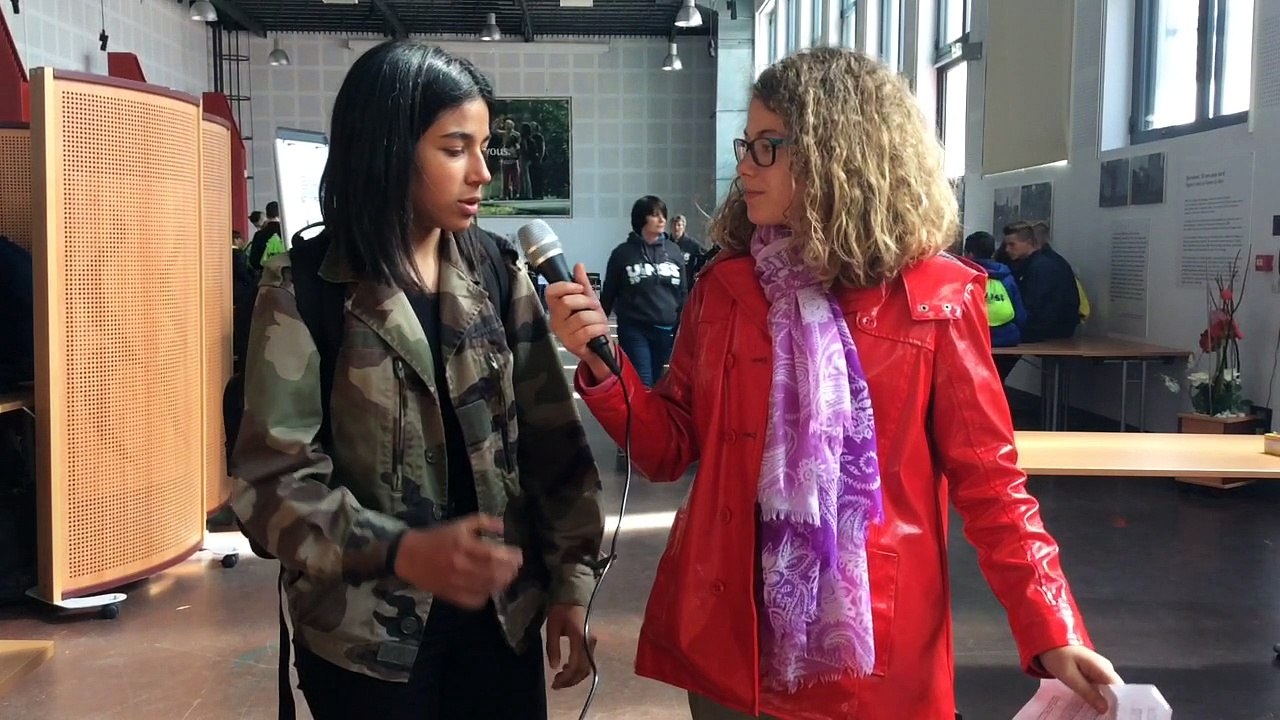 Interview d'Ahlam, arbitre au chpt de France UNSS de football, Juin2017