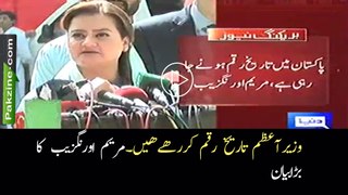 Prime Minister Nawaz Sharif is making a History. Maryam Aurangzeb