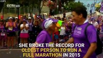 94 Year Old Marathon Runner Sets A New Record
