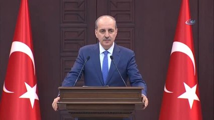 Başbakan Yardımcısı Numan Kurtulmuş: "244 Şehidin Olduğu, Binlerce Yaralının Olduğu Sürece...