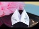 DIY Déco de table : Menu Origami - Pliage