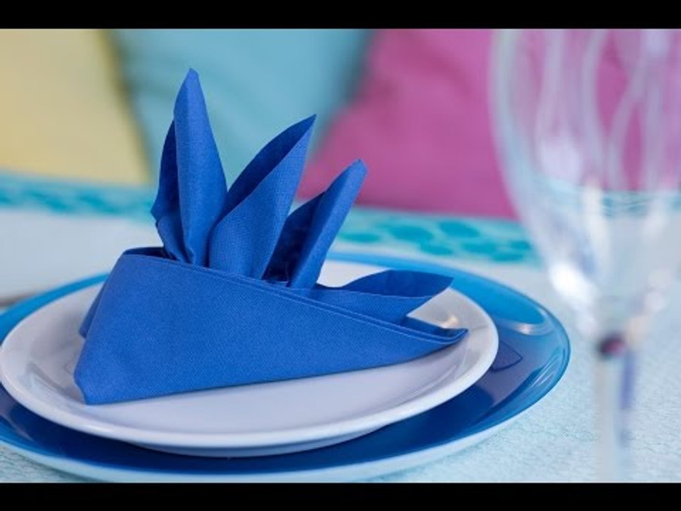 DIY Pliage de serviette en forme de bateau