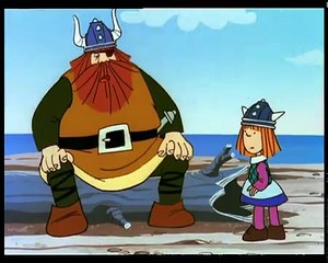 Vic le viking (1974) . Maman et bébé baleine . épisode 27 .
