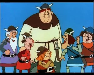 Vic le viking (1974) . Le labyrinthe . épisode 29 .