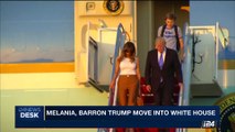 i24NEWS DESK | Melania, Barron Trump move into White House | Monday, June 12th 2017