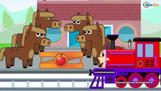 Trenes Para Niños - Aprende los colores - Vídeos de Trenes Animados Para Niños