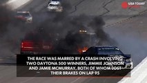 Ryan Blaney survives crash-marred race for first career NASCAR Cup victory