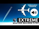 Weather Balloon GoPro Captures Airbus A319 Flyby