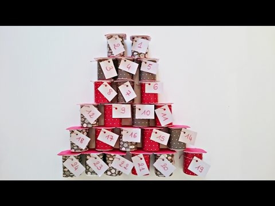 Bricolage Noël. Comment faire un calendrier de l'avent