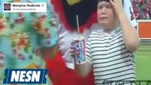Kid Gets Brain Freeze During Chugging Contest