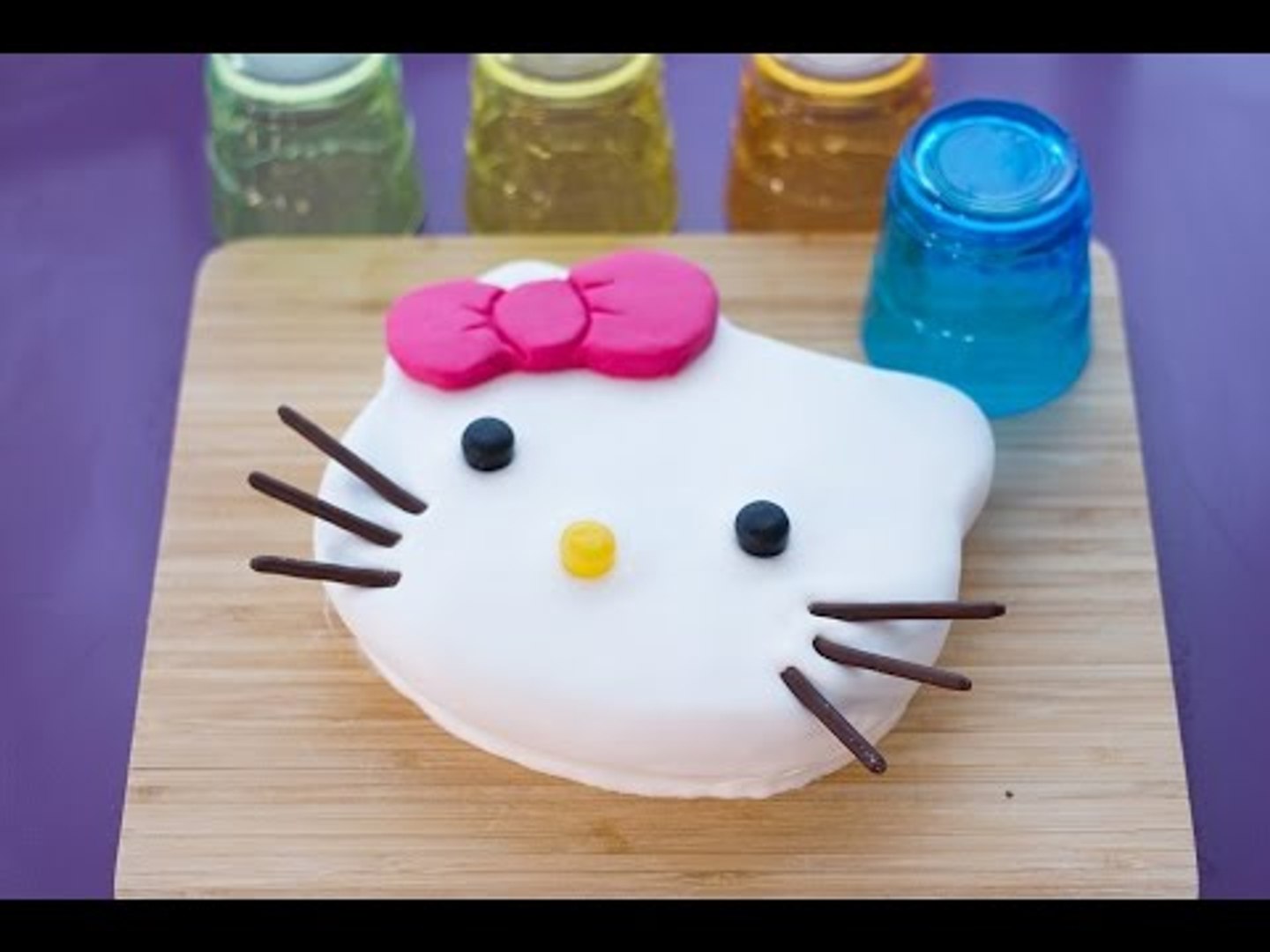 Gateau Hello Kitty Facile Et Mignon Decoration En Pate A Sucre Video Dailymotion
