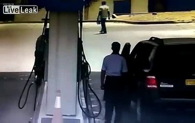 Car burns while children were sleeping inside it.