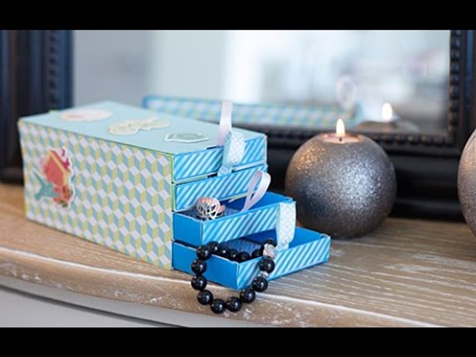 DIY bricolage fête des mères : Boîte à bijoux 100% récup'