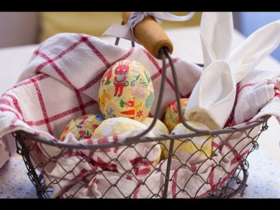 Bricolage de Pâques DIY  : décorer des œufs de Pâques.