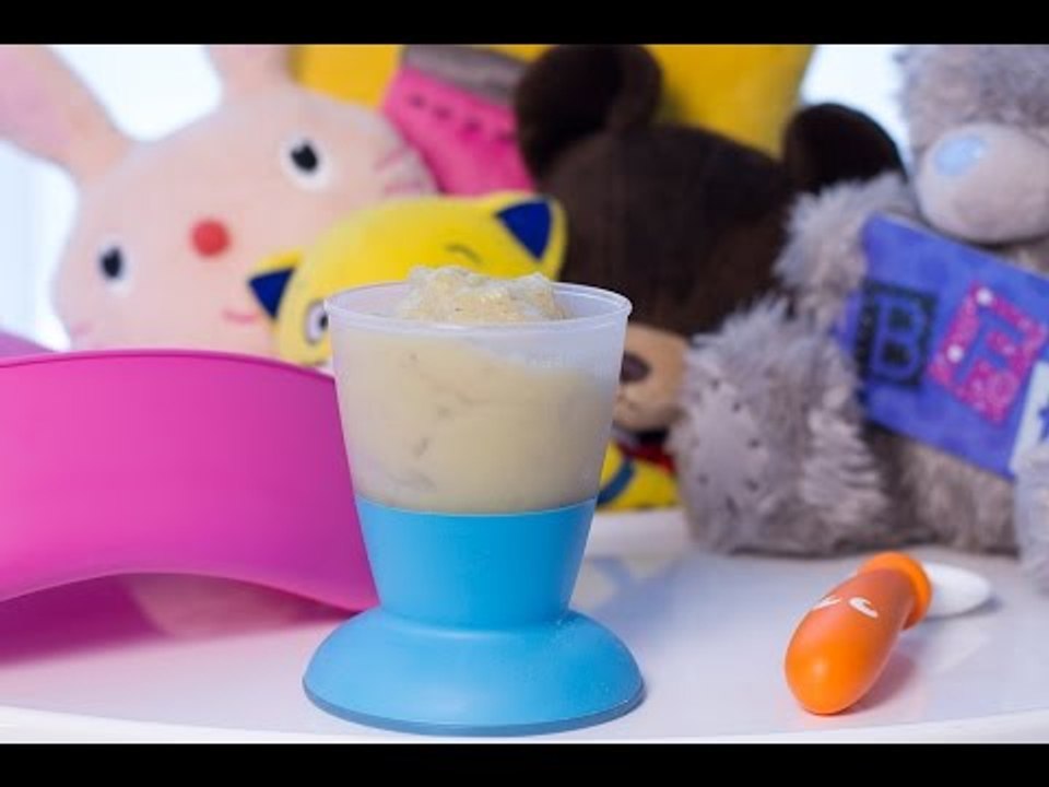 Compote de banane pour bébé