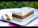 Gâteau Napolitain fait maison pour le goûter (chocolat et vanille)