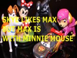 Toy SKYE LIKES MAX BUT MAX IS WITH MINNIE MOUSE   SPIDEMAN HOME COMING PAW PATROL CARS 3 MCQUEEN
