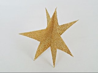 Bricolage Noël : Comment fabriquer une étoile en 3 dimensions