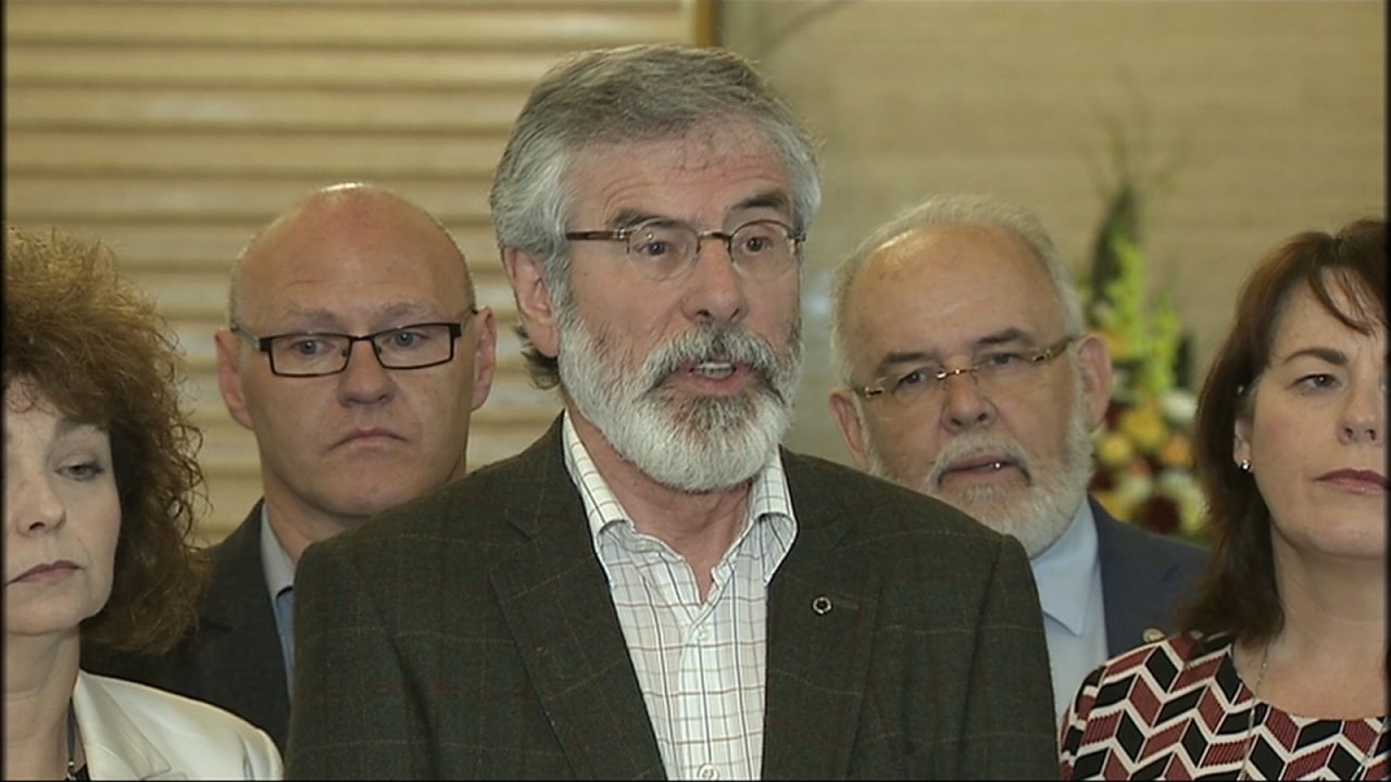Sinn Fein leader Gerry Adams claims any deal be...