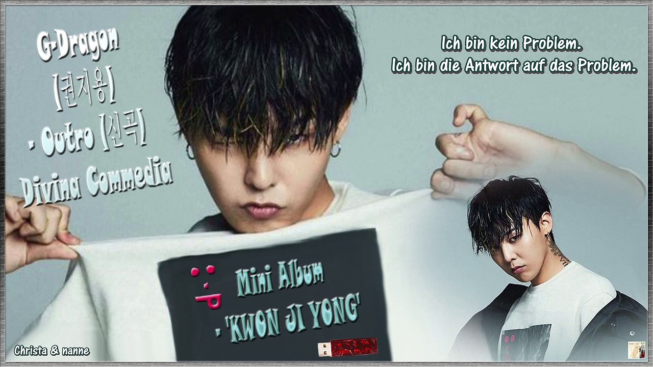 G-Dragon - Outro Divina Commedia k-pop [german Sub]