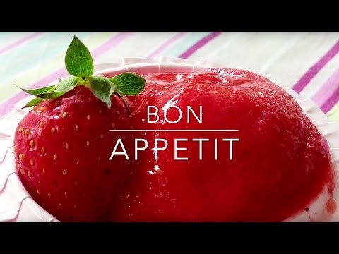 Recette sorbet aux fraises - Les P'tites Recettes