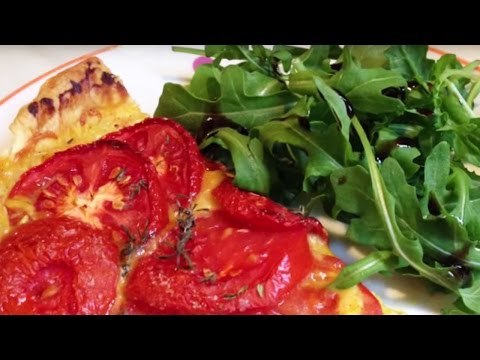 Tarte à la tomate à la provençale - Les P'tites Recettes