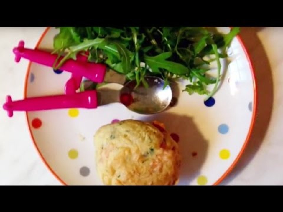 Muffins Recette au saumon  - Les P'tites Recettes