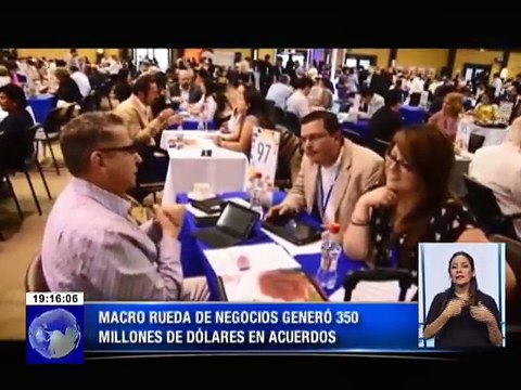 Macro rueda de negocios generó 350 millones de dólares en acuerdos