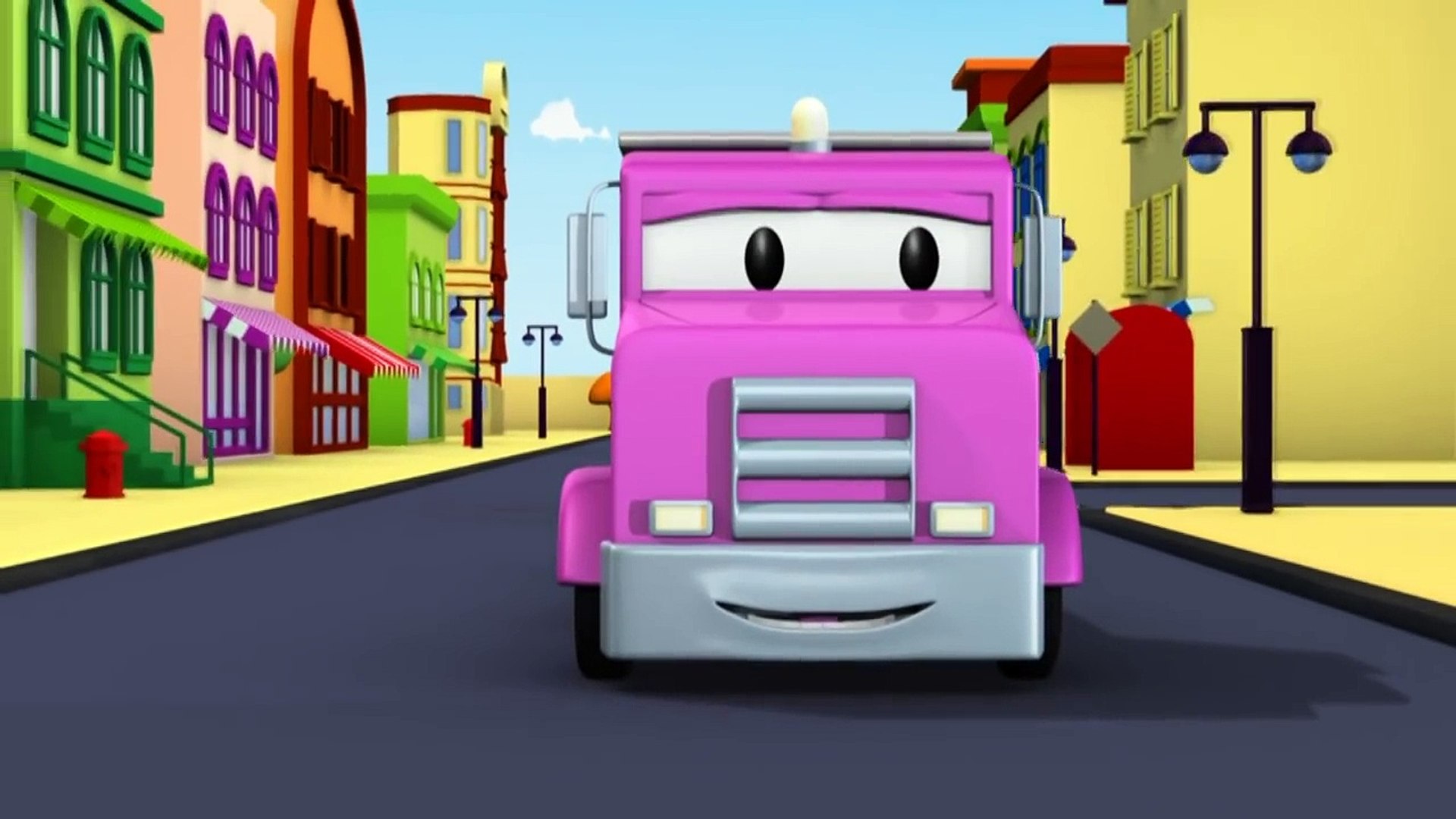 Süper Kamyon Carl ve Çöp Kamyonu , Araba Şehri'nde _ Çocuklar için kamyon çizgi  filmi,2017 - Dailymotion Video