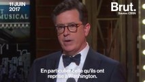 Stephen Colbert vanne Donald Trump aux Tony Awards