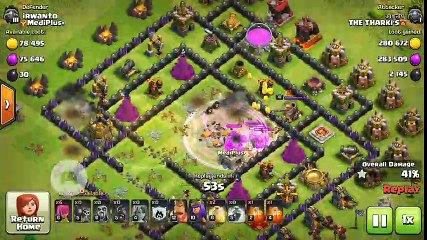 COC attack: GOValk attack: 3 star: NICE loot