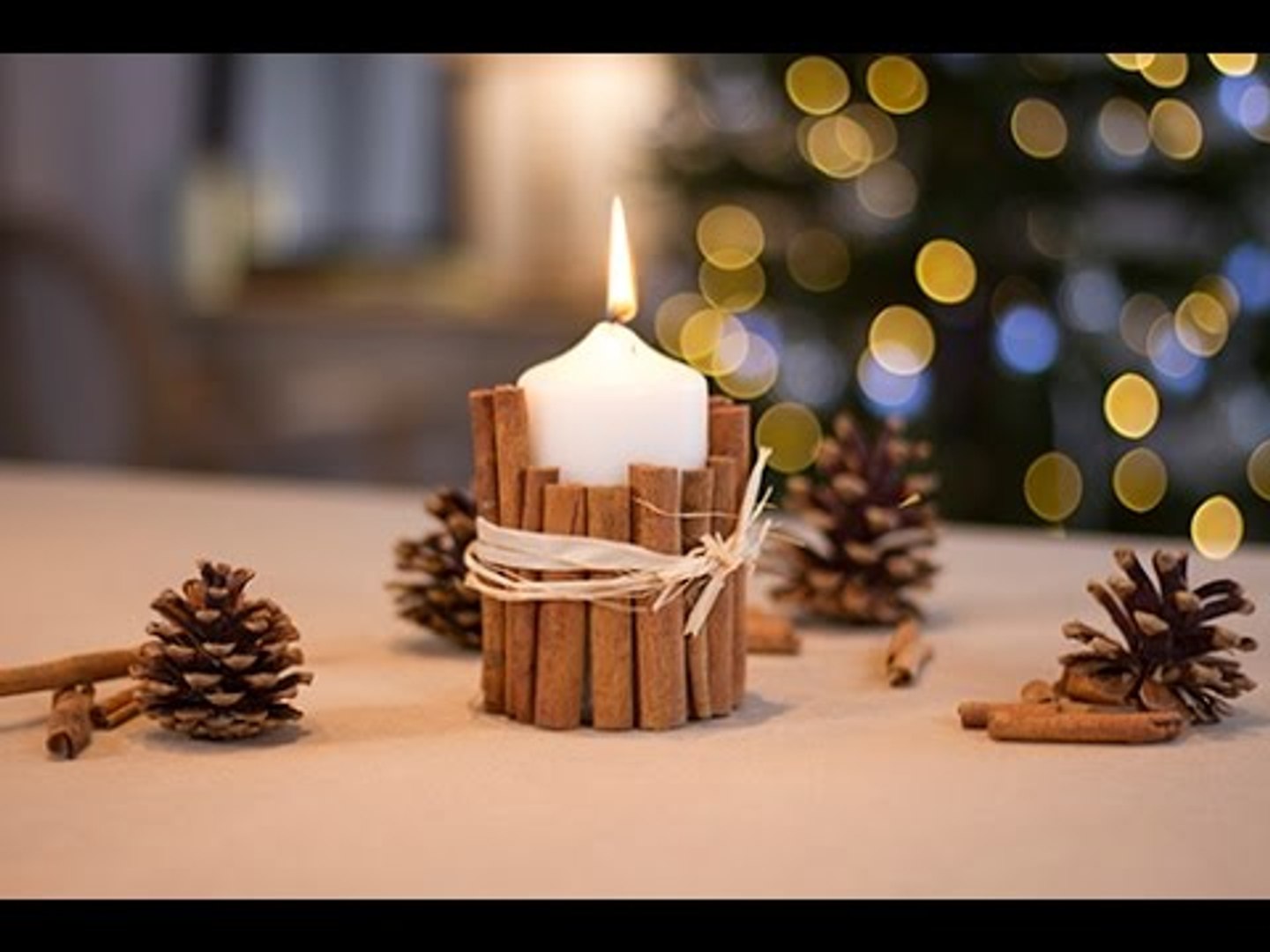 DIY Noël : Bougie à la cannelle - Vidéo Dailymotion