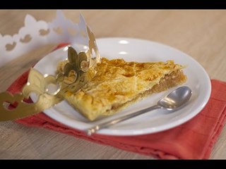 Galette des Rois à la compte de pommes et à la cannelle