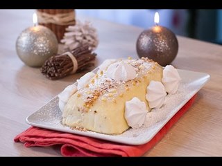 Bûche de Noël glacée pralinée