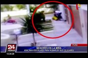 Piura: asaltan a escolares para robarles sus celulares