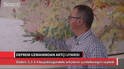 Deprem uzmanından artçı uyarısı