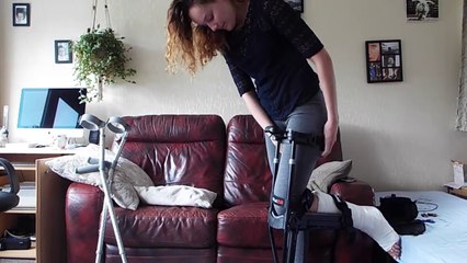 Charlotte May Using the IWALK 2.0