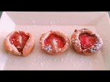 Recette facile de friands aux fraises. L'atelier de Juliette