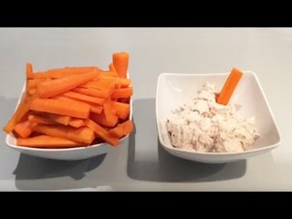 Recette pour enfant. Sauce au fromage frais et au thon