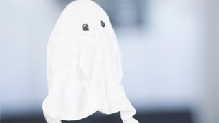 Déco Halloween : Fantômes en suspension